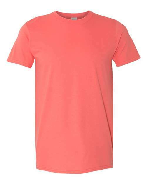 Unleash vibrant custom apparel: coral silk tee for live screen printing toronto. Product code - Coral Silk / S