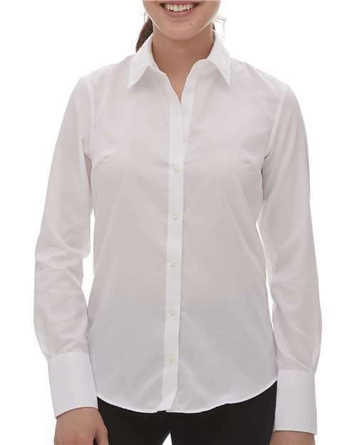 Unleash wrinkle-free style: women’s non-iron shirt ap201
