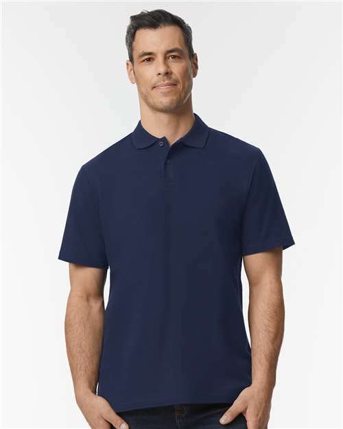 Unleash your brand: custom apparel ready polo. Perfect for screen printing. Product code - Navy / S