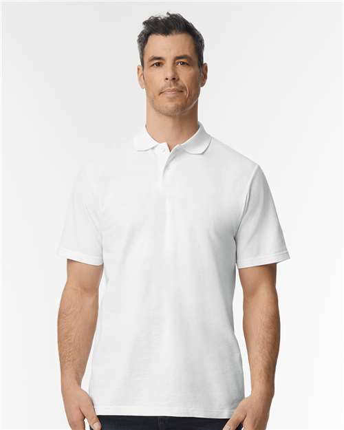 Unleash your brand: custom apparel ready polo. Perfect for screen printing. Product code - White / S