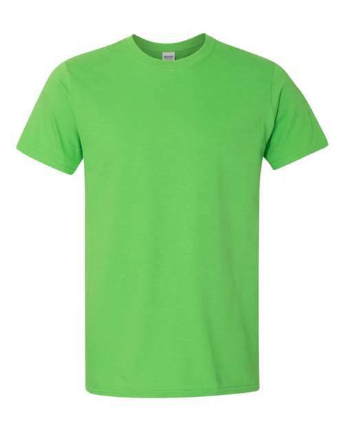 Unleash your creativity: premium softstyle t-shirts for custom apparel toronto spt001 - Electric Green / S