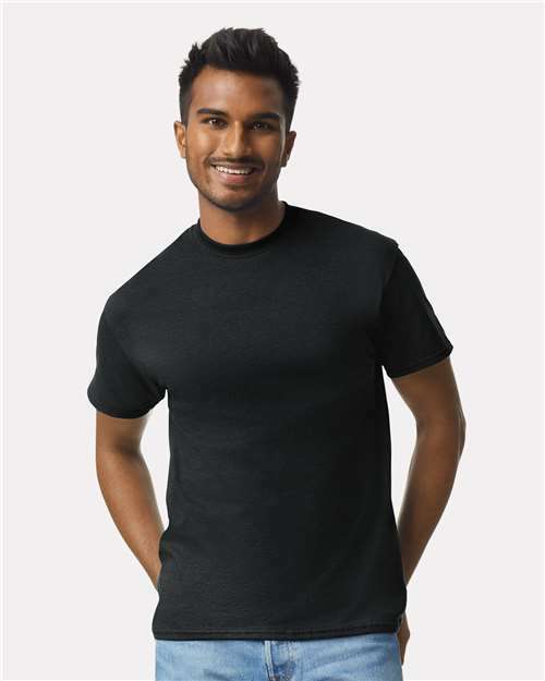 Unleash your creativity: ultra cotton black tee for live screen printing toronto ucb100 - Black / S