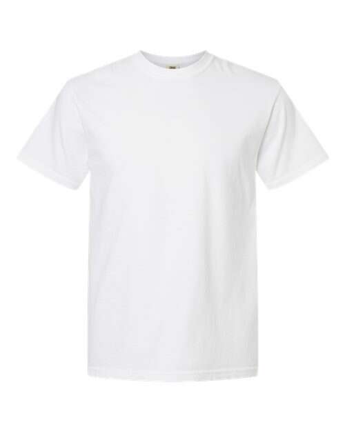 Unleash your creativity: white heavyweight tee for custom apparel screen printing toronto event ready t100 - White / S