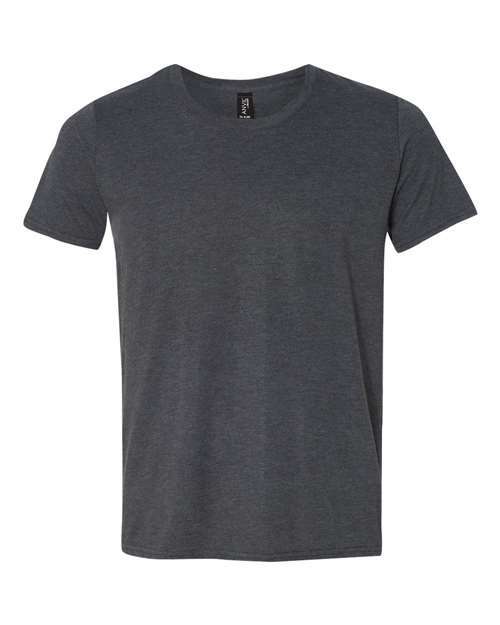 Unleash your designs: softstyle triblend tees for custom apparel t100 - Dark Heather / M