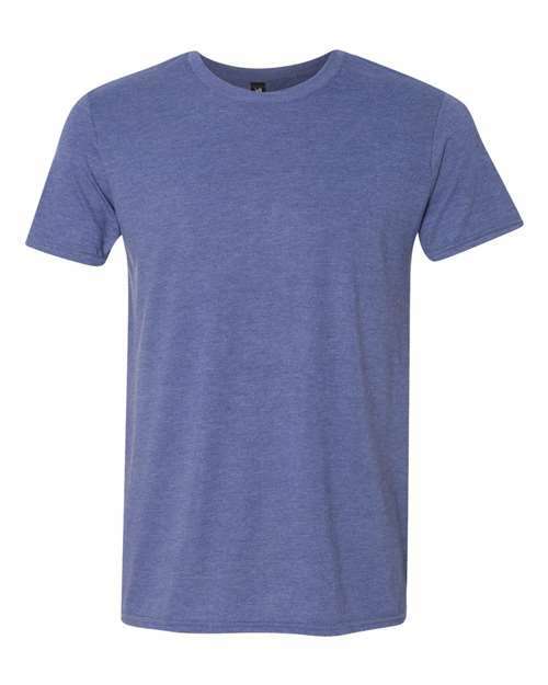 Unleash your designs: softstyle triblend tees for custom apparel t100 - Heather Blue / S