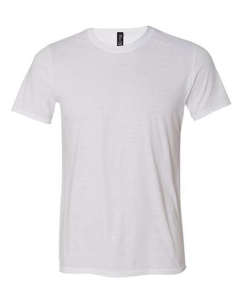 Unleash your designs: softstyle triblend tees for custom apparel t100 - White / XL