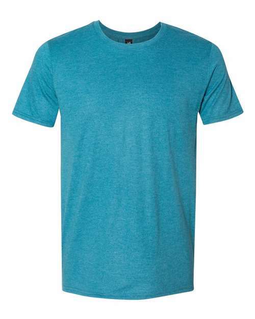 Unleash your designs: softstyle triblend tees for custom apparel t100 - Heather Galapagos Blue / 2XL