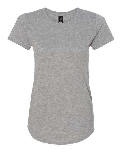 Unleash your designs: womens triblend tee for custom apparel tsc2490 - Heather Grey / XS