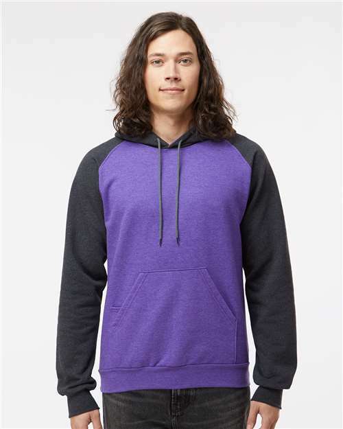 Unleash your style: custom apparel fleece hoodie with toronto live screen printing rgh001 - Heather Purple/ Dark
