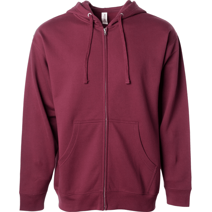 Unleash your style: custom apparel full-zip hoodie 7892 - Maroon / XS - Full-Zip Hoodie