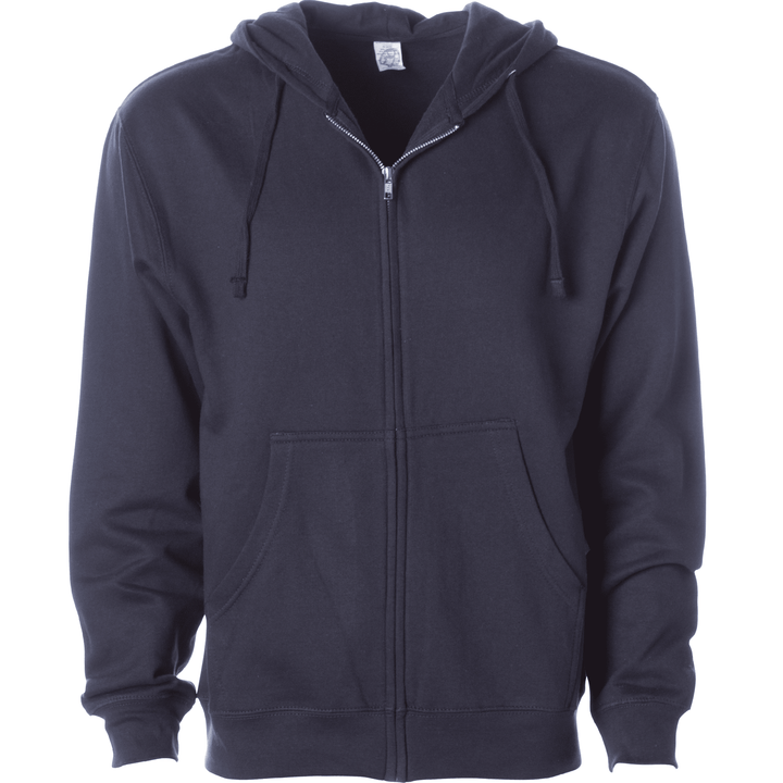 Unleash your style: custom apparel full-zip hoodie 7892 - Navy / XS - Full-Zip Hoodie