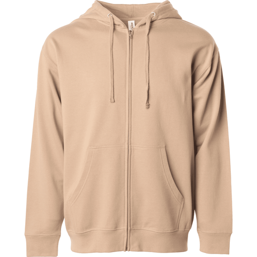 Unleash your style: custom apparel full-zip hoodie 7892 - Sandstone / XS - Full-Zip Hoodie