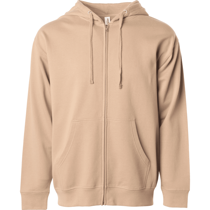 Unleash your style: custom apparel full-zip hoodie 7892 - Sandstone / XS - Full-Zip Hoodie