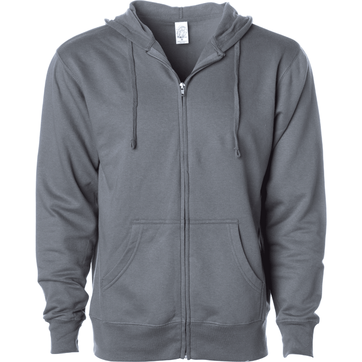 Unleash your style: custom apparel full-zip hoodie z400 - Charcoal / XS - Full-Zip Hoodie