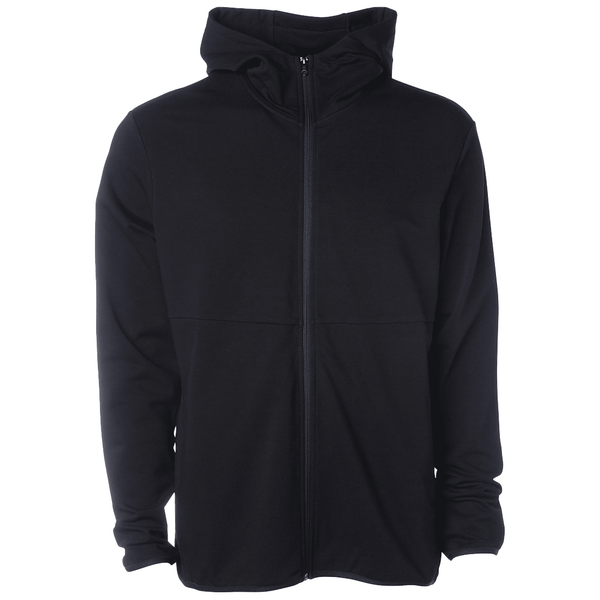 Unleash your style: custom apparel full-zip hoodie zp100 - Black / XS - Full-Zip Hoodie