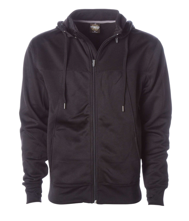 Unleash your style: custom apparel full-zip hoodie zp101 - Black / XS - Full-Zip Hoodie