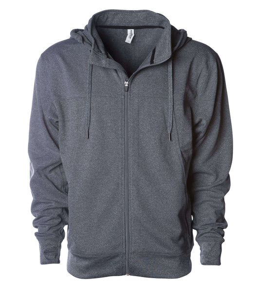 Unleash your style: custom apparel full-zip hoodie zp101 - Charcoal / XS - Full-Zip Hoodie