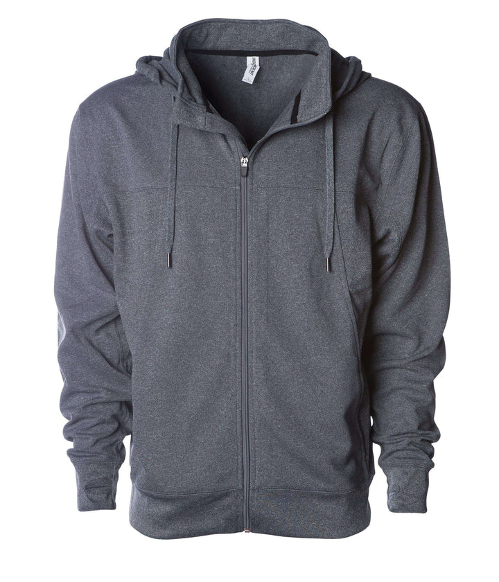 Unleash your style: custom apparel full-zip hoodie zp101 - Charcoal / XS - Full-Zip Hoodie