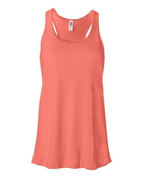 Unleash your style: custom apparel racerback tank z27 - Coral / S