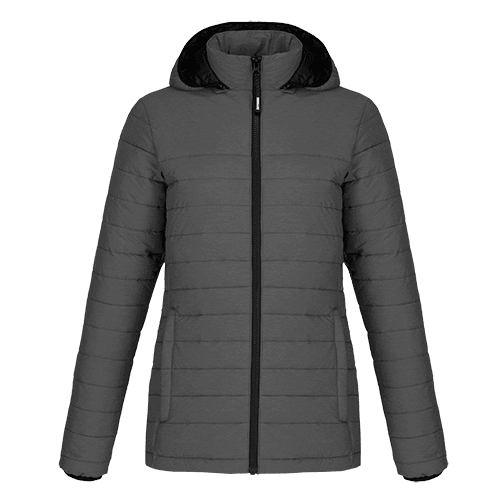 Unleash your style: custom puffer jacket pj100 - Grey Heather / XS - Puffer Jacket