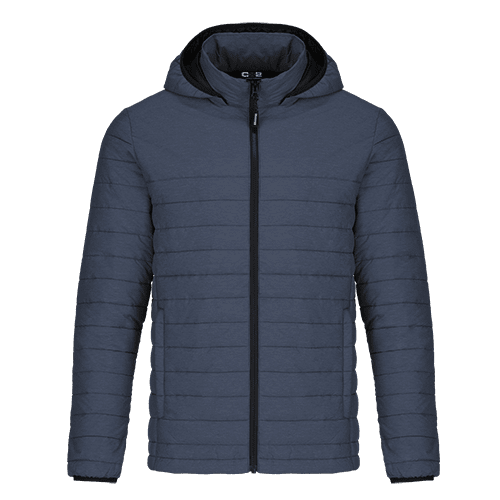 Unleash your style: custom puffer jacket pj100 - Navy Heather / XS - Puffer Jacket