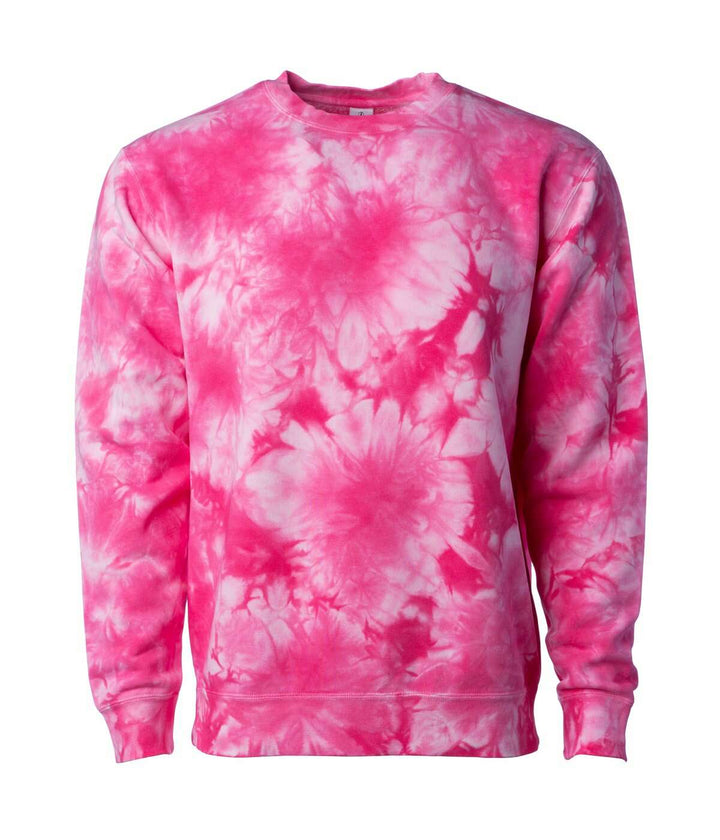 Unleash your tribe: custom apparel crews - Tie Dye Pink / XS - CREWS