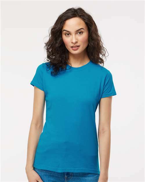 Unleash your vision: custom apparel ready for screen printing! Product code - Fine Turquoise / XS