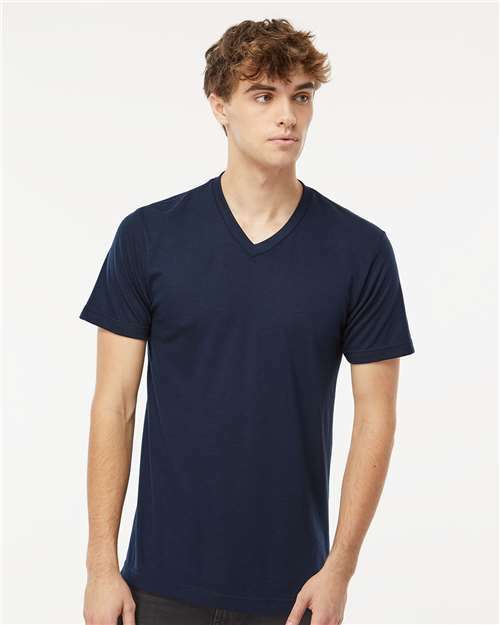 Unleash your vision: deluxe v-neck for custom apparel screen printing toronto dv77