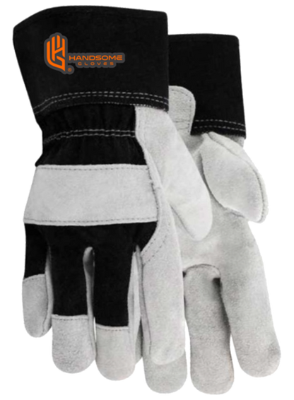 Unlined Cowhide Work Gloves 705R showcasing durable cowhide work glovesfor safety