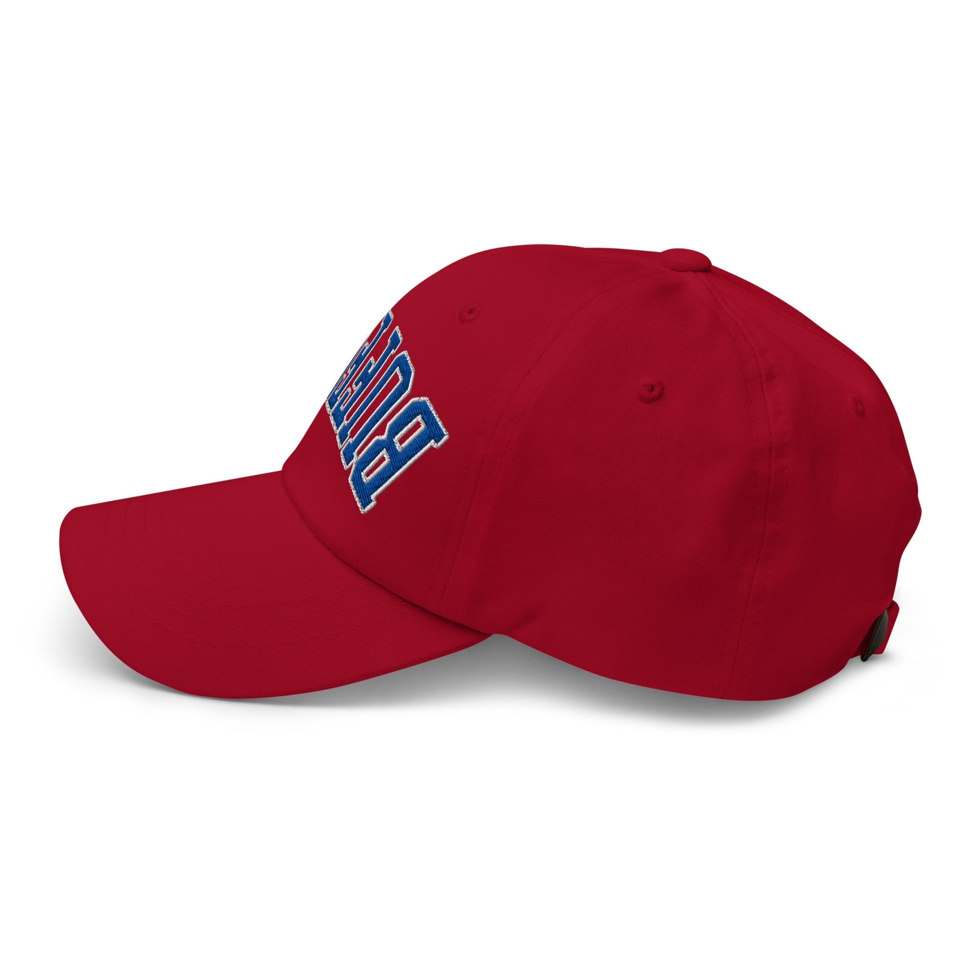 Upside Down Buffalo Football Embroidered Unstructured Dad Hat