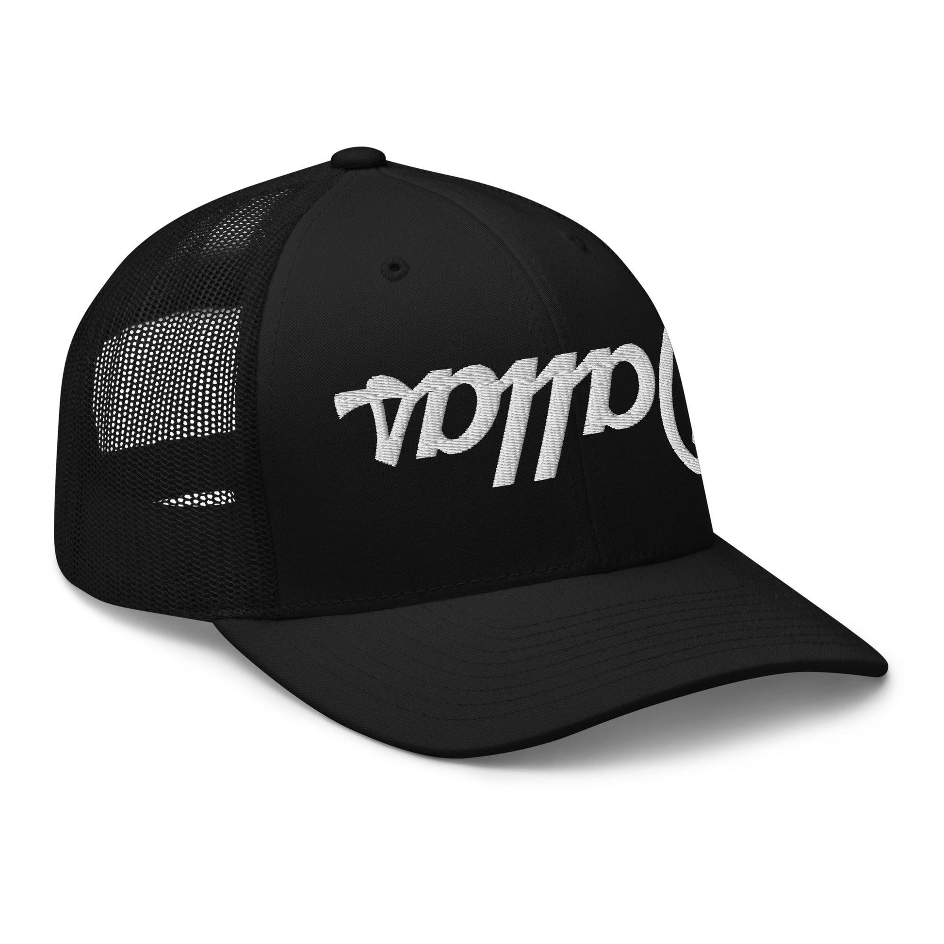 Upside Down Dallas Vintage Sports Script Embroidered Mesh Trucker Hat