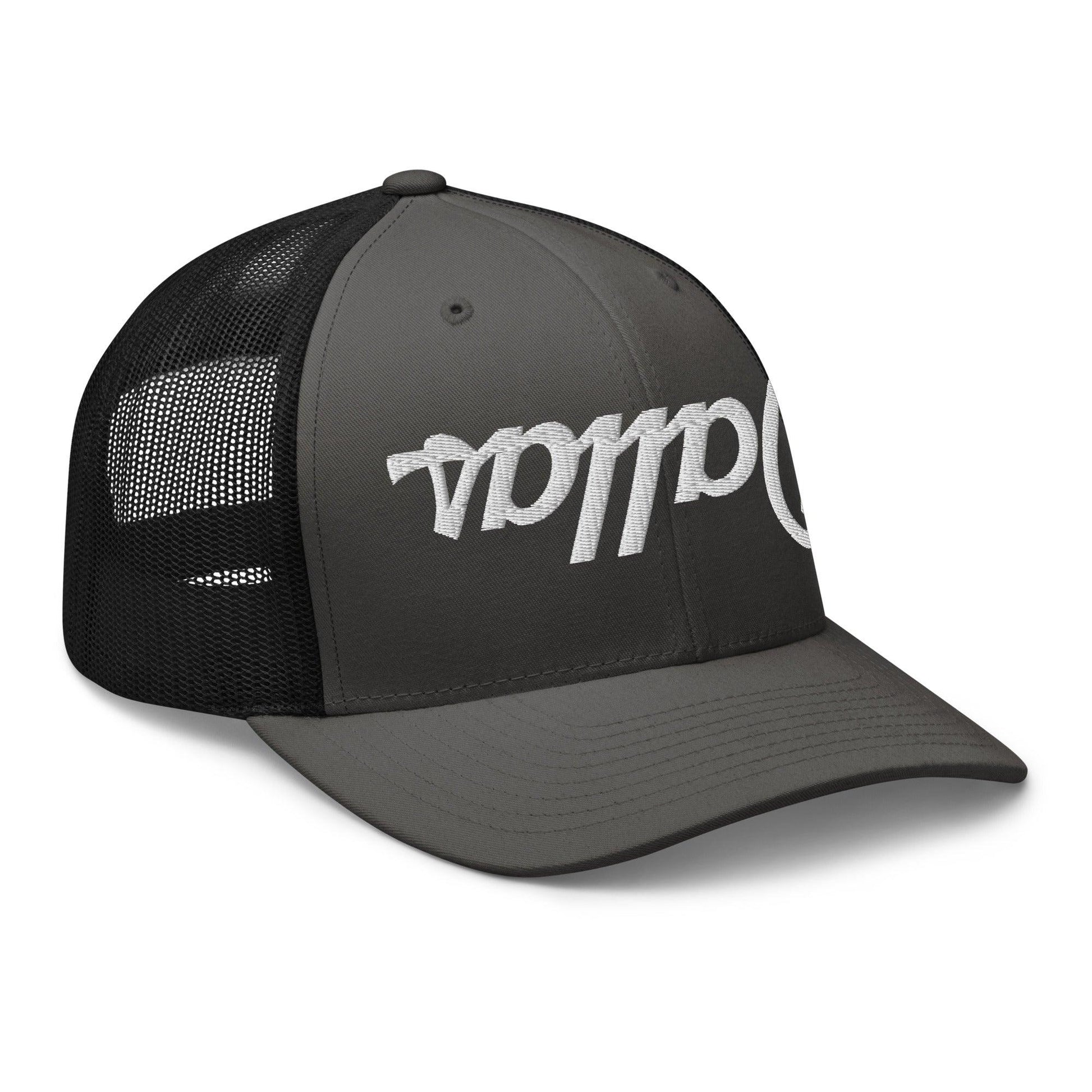 Upside Down Dallas Vintage Sports Script Embroidered Mesh Trucker Hat