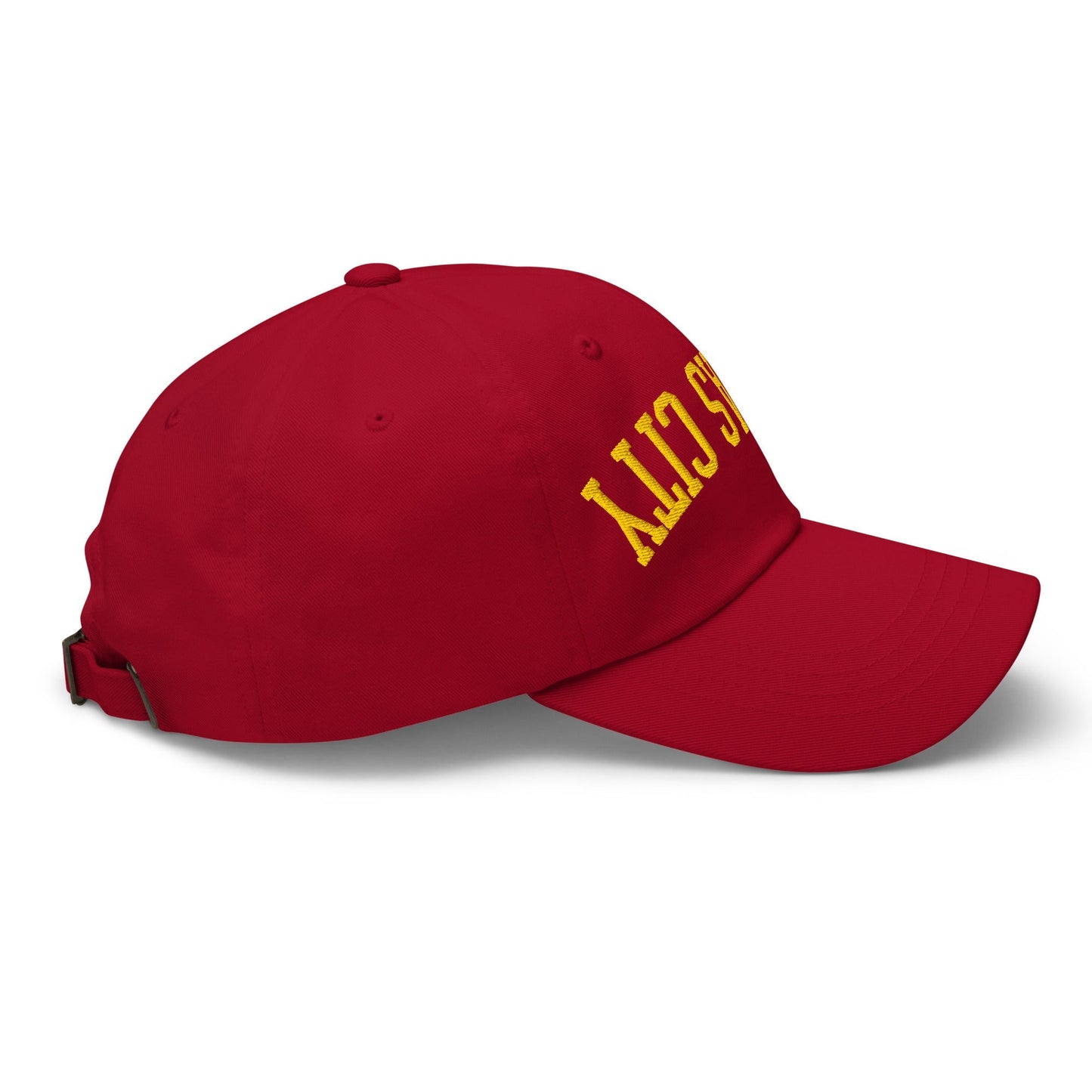 Upside Down Kansas City Football Embroidered Unstructured Dad Hat