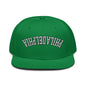 Upside Down Philadelphia Football Embroidered Flat Bill Brim Snapback Hat