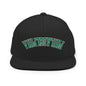 Upside Down Philadelphia Football Embroidered Flat Brim Bill Snapback Hat