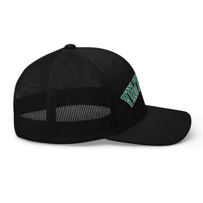 Upside Down Philadelphia Football Embroidered Retro Mesh Trucker Hat