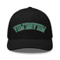 Upside Down Philadelphia Football Embroidered Retro Mesh Trucker Hat - Black