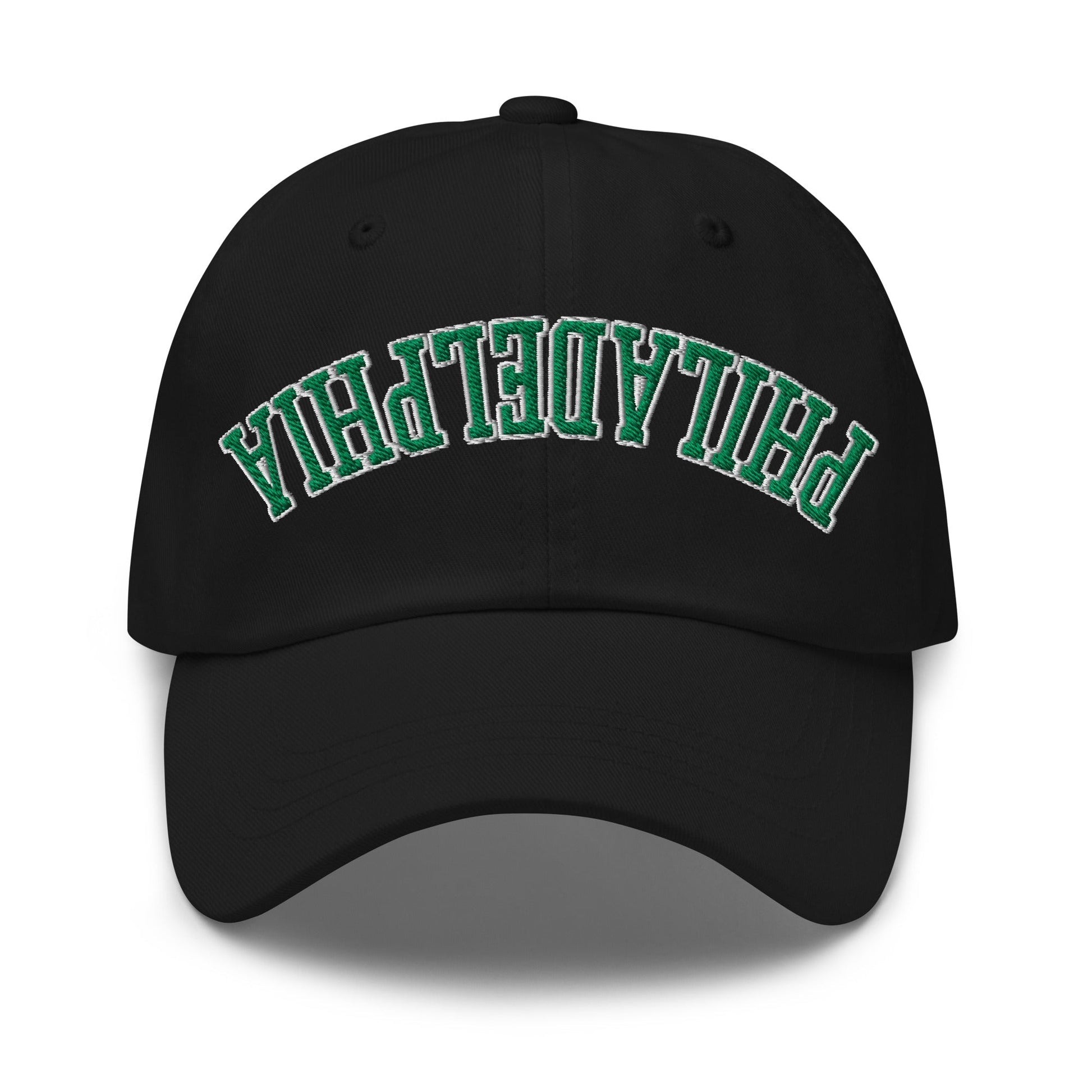Upside Down Philadelphia Football Embroidered Unstructured Dad Hat