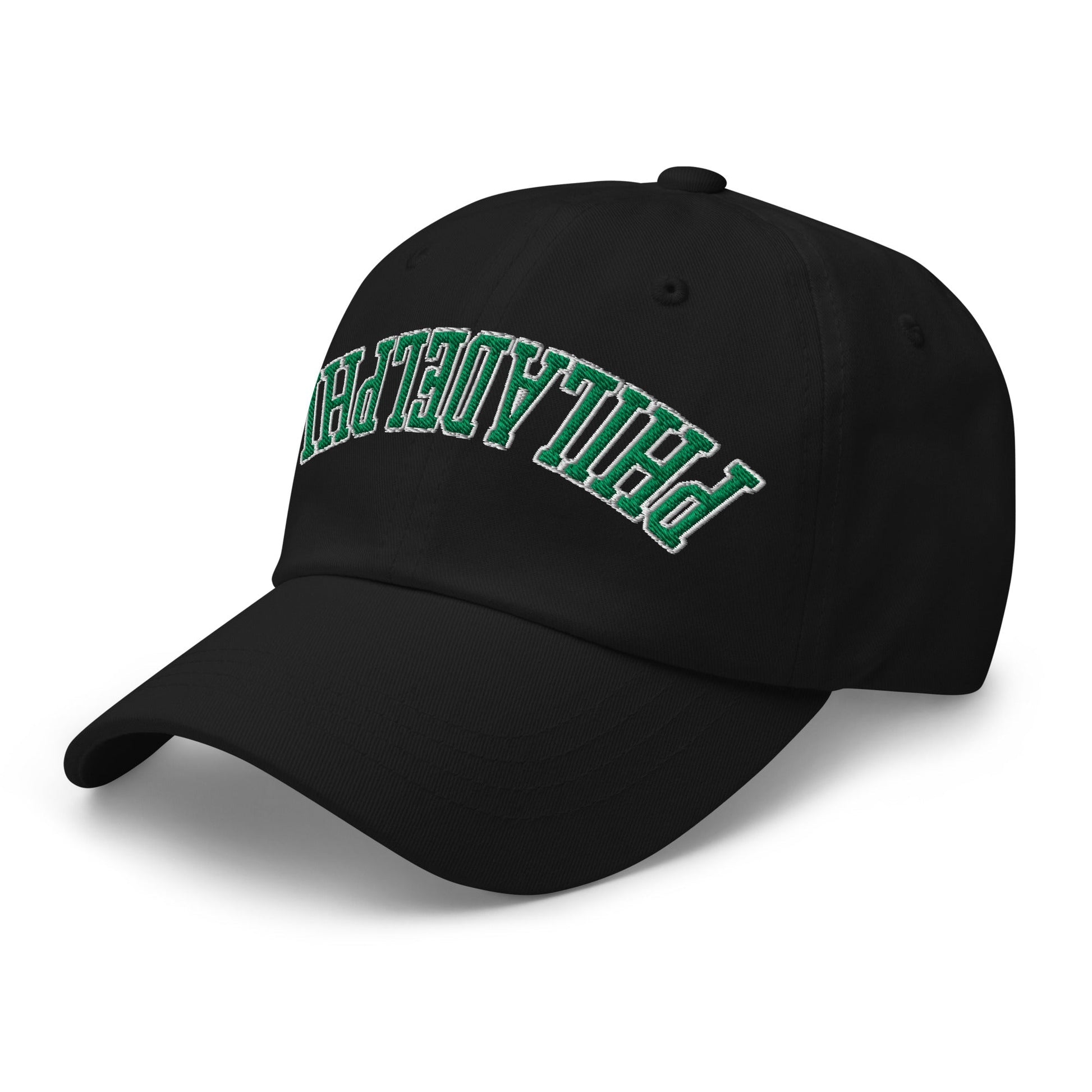 Upside Down Philadelphia Football Embroidered Unstructured Dad Hat