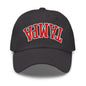 Upside Down Tampa Football Embroidered Dad Hat - Dark Grey