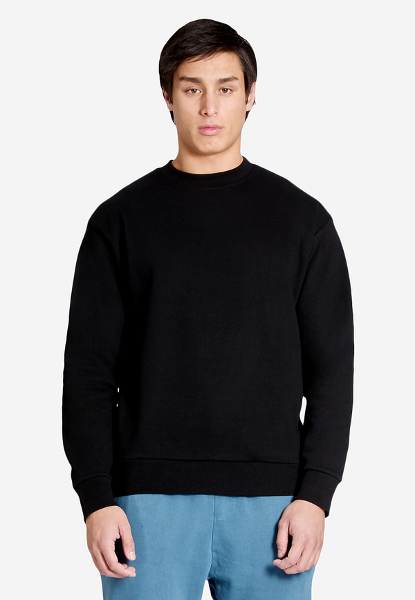 Urban Crewneck Sweatshirt - LS16004 - Black / XS - Sweatshirts & Hoodies