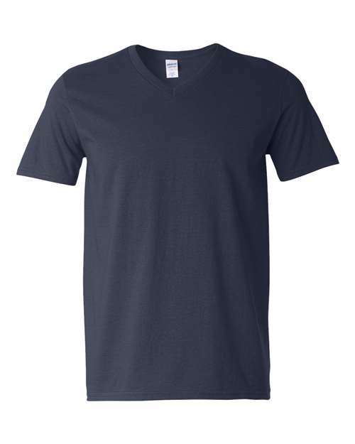 V-neck tees: unleash your creativity with custom apparel for toronto screen printing vnt100 - Navy / S