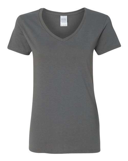 V-neck tee: unleash your designs! Live screen printing toronto ready. Va300 - Charcoal / S