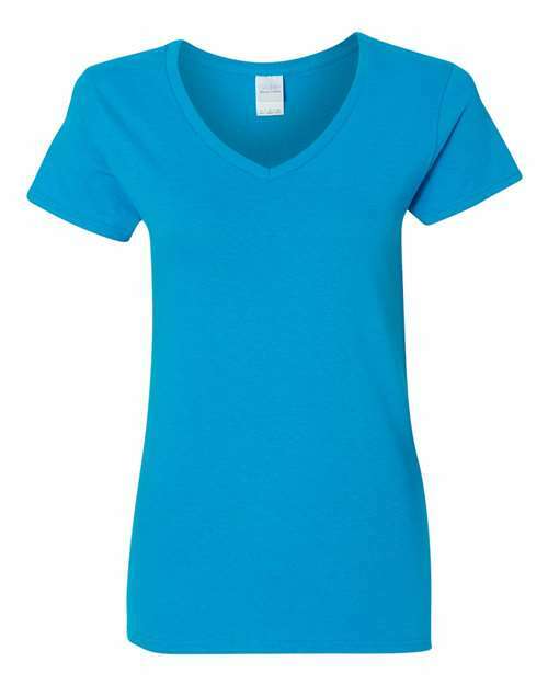 V-neck tee: unleash your designs! Live screen printing toronto ready. Va300