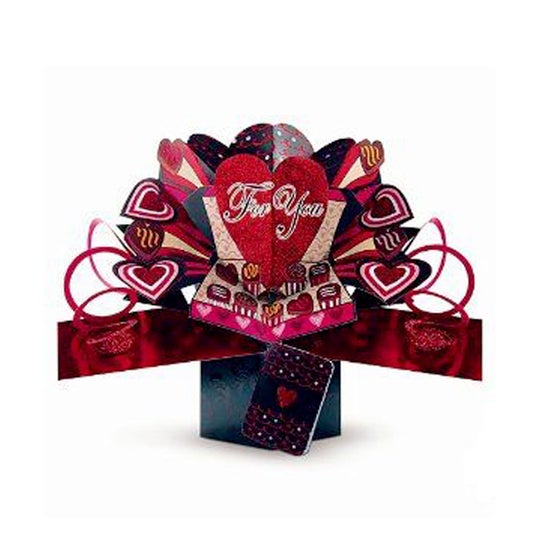 Valentine’s Day Pop Up Card - For You - Gift Cards