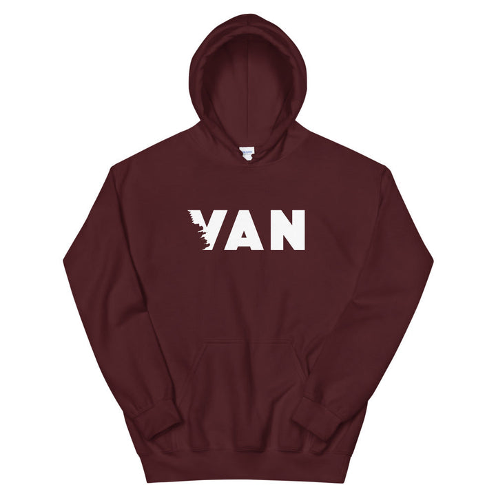 VAN Hoodie - Maroon / S