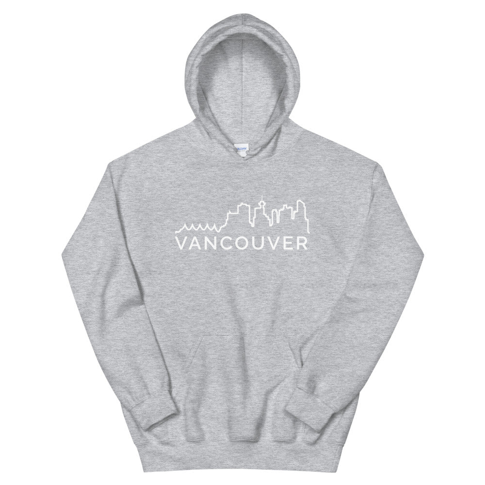 Vancouver Skyline Hoodie - Sport Grey / S
