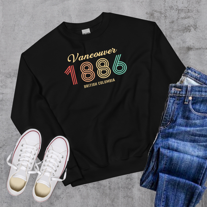 Vancouver Vintage Crewneck - Black / S