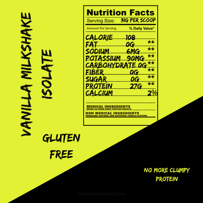BulkBully Isolate Protein - Vanilla Milkshake