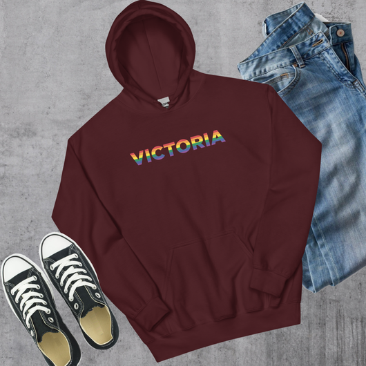 Victoria Pride Hoodie - Maroon / S